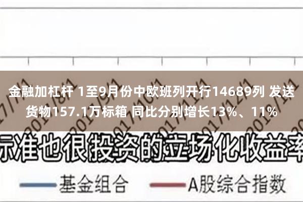 金融加杠杆 1至9月份中欧班列开行14689列 发送货物157.1万标箱 同比分别增长13%、11%