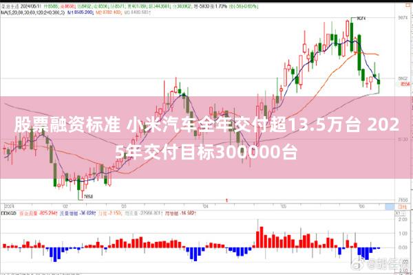 股票融资标准 小米汽车全年交付超13.5万台 2025年交付目标300000台