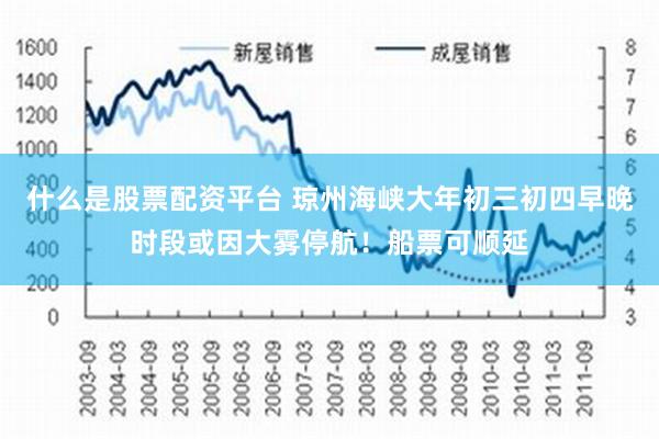 什么是股票配资平台 琼州海峡大年初三初四早晚时段或因大雾停航！船票可顺延